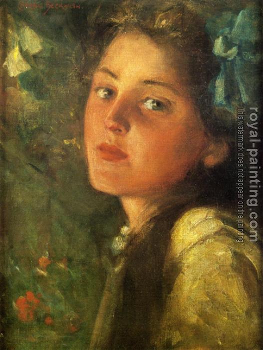 James Carroll Beckwith : A Wistful Look